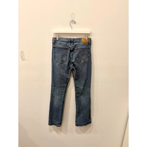 Rag & Bone Classic Denim Mid Rise Bootcut Leg Jeans Blue Washed Women's Size 27 - Picture 2 of 3